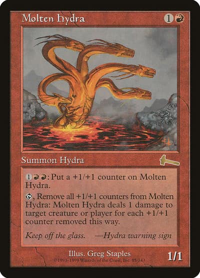 Molten Hydra 85 Urza's Legacy Magic card