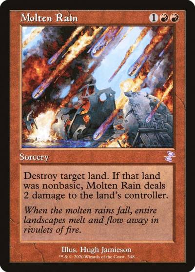 Molten Rain TSR-348 Time Spiral Remastered Magic card