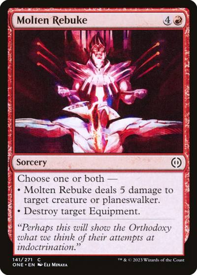 Molten Rebuke ONE-141 Phyrexia: All Will Be One Magic card