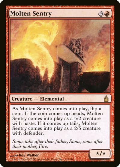 Molten Sentry 136 Ravnica: City of Guilds Magic card