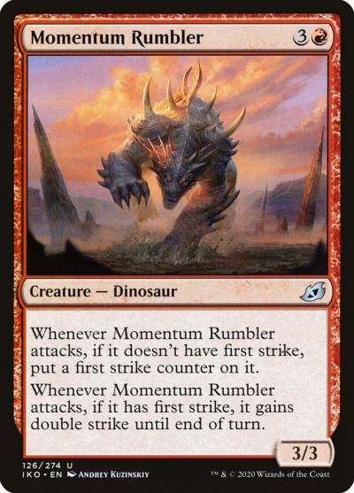 Momentum Rumbler 126 Ikoria: Lair of Behemoths Magic card