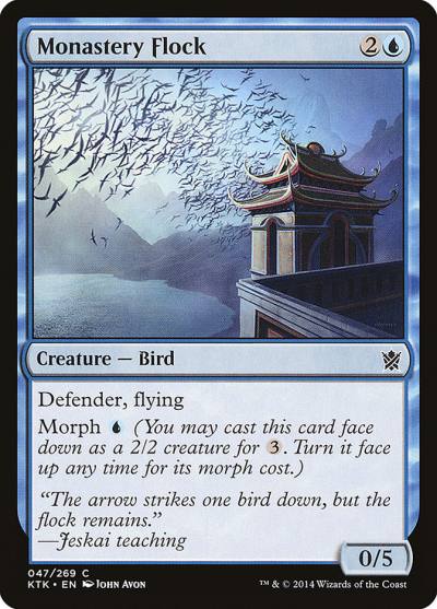Monastery Flock 47 Khans of Tarkir Magic card