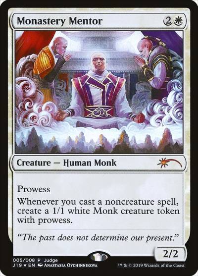 Monastery Mentor J19-5 Judge Gift Cards 2019 Magic card