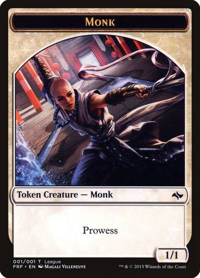 Monk L15-1 League Tokens 2015 Magic card