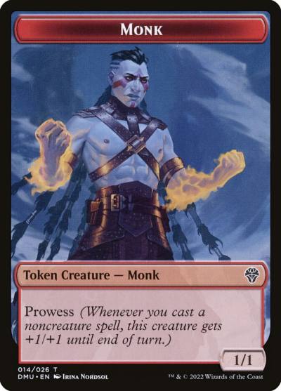 Monk TDMU-14 Dominaria United Tokens Magic card