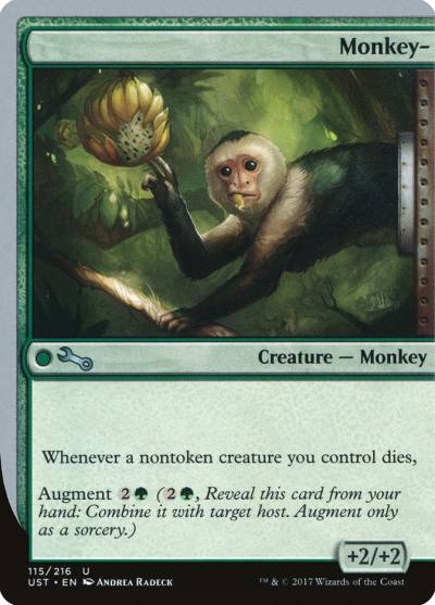 Monkey- UST-115 Unstable Magic card