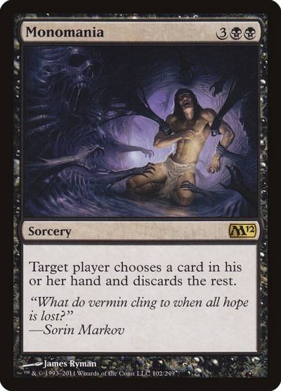 Monomania M12-102 Magic 2012 Magic card