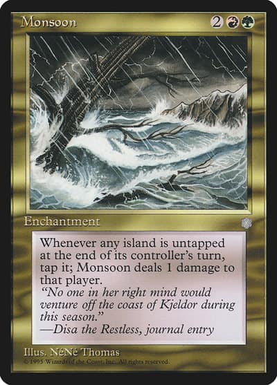 Monsoon ICE-298 Ice Age Magic card