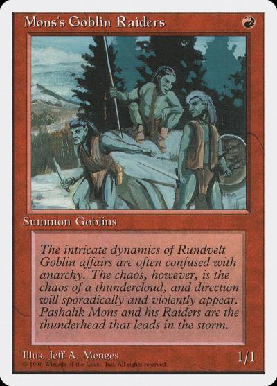 Mons's Goblin Raiders ITP-35 Introductory Two-Player Set Magic card