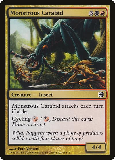 Monstrous Carabid 43 Alara Reborn Magic card