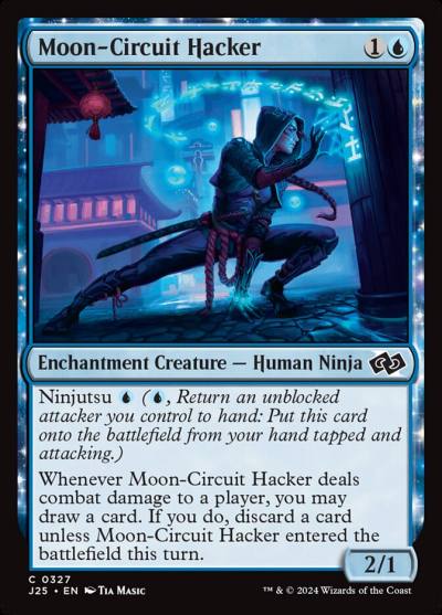 Moon-Circuit Hacker J25-327 Foundations Jumpstart Magic card