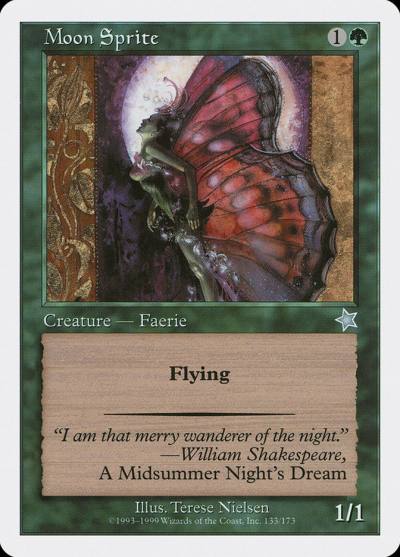 Moon Sprite S99-133 Starter 1999 Magic card