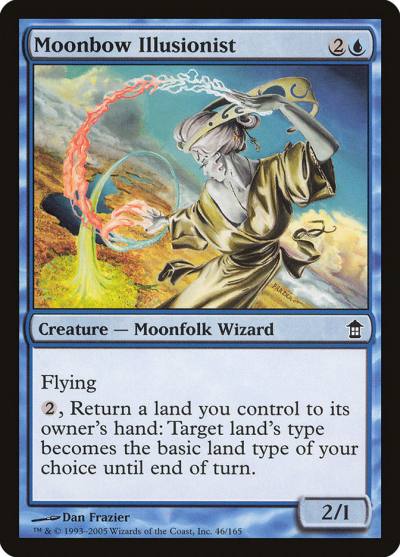 Moonbow Illusionist 46 Saviors of Kamigawa Magic card