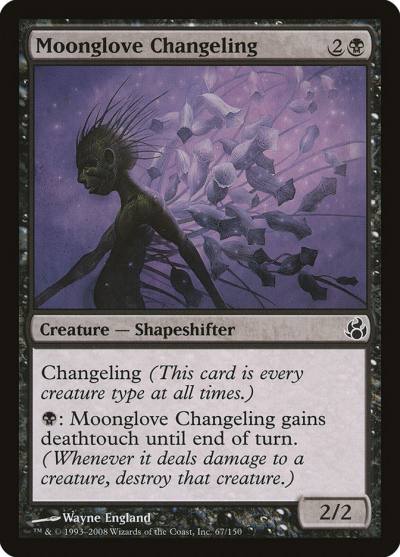 Moonglove Changeling MOR-67 Morningtide Magic card