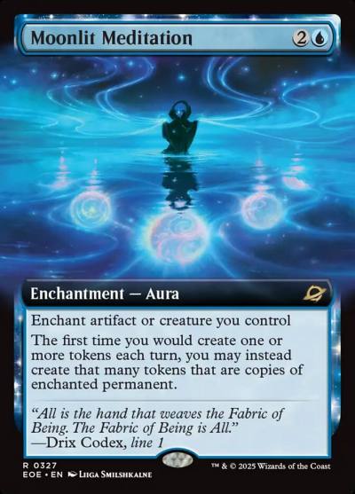 Moonlit Meditation EOE-327 Edge of Eternities Magic card