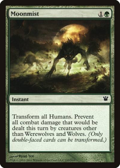 Moonmist ISD-195 Innistrad Magic card