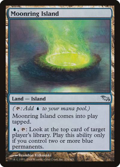 Moonring Island SHM-276 Shadowmoor Magic card