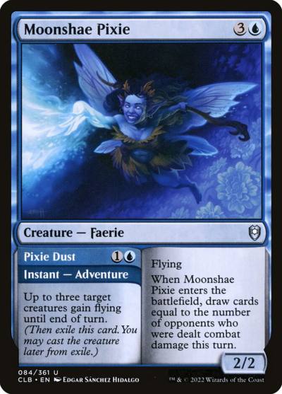 Moonshae Pixie // Pixie Dust CLB-84 Commander Legends: Battle for Baldur's Gate Magic card