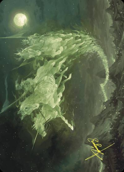 Moonshaker Cavalry // Moonshaker Cavalry AWOE-5 Wilds of Eldraine Art Series Magic card