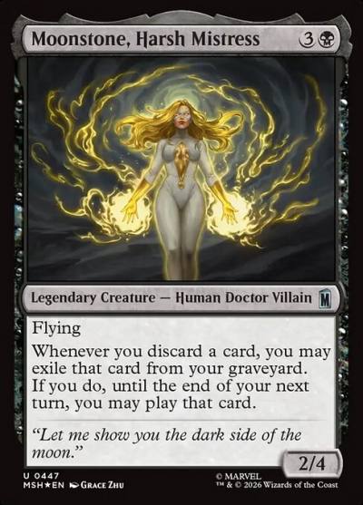 Moonstone, Harsh Mistress