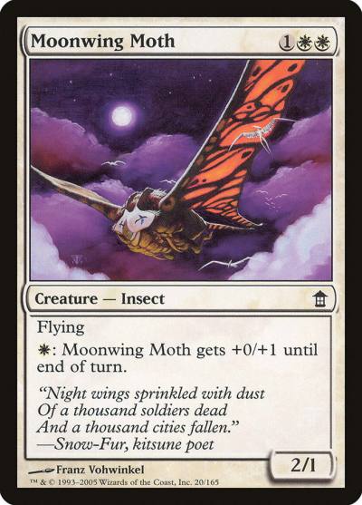 Moonwing Moth 20 Saviors of Kamigawa Magic card