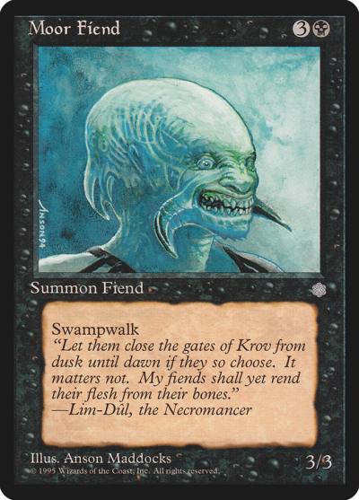 Moor Fiend ICE-153 Ice Age Magic card
