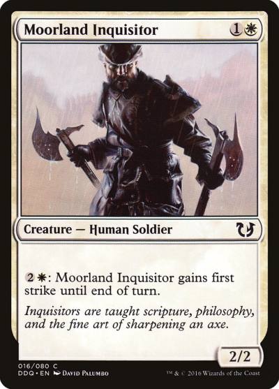 Moorland Inquisitor DDQ-16 Duel Decks: Blessed vs. Cursed Magic card