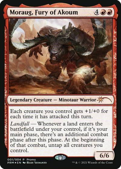 Moraug, Fury of Akoum PL21-1 Year of the Ox 2021 Magic card