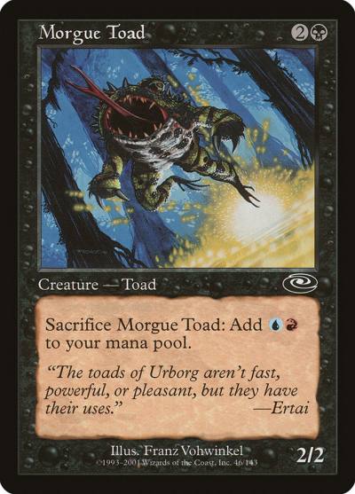 Morgue Toad PLS-46 Planeshift Magic card