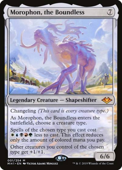Morophon, the Boundless PMH1-1P Modern Horizons Promos Magic card