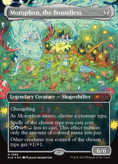 Morophon, the Boundless SLD-1896 Secret Lair Drop Magic card