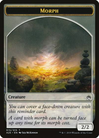 Morph TA25-15 Masters 25 Tokens Magic card
