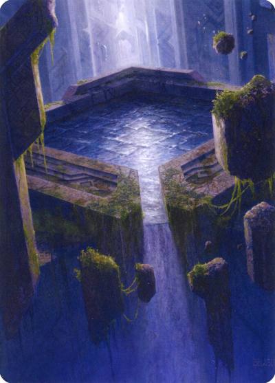 Morphic Pool // Morphic Pool AZNR-32 Zendikar Rising Art Series Magic card