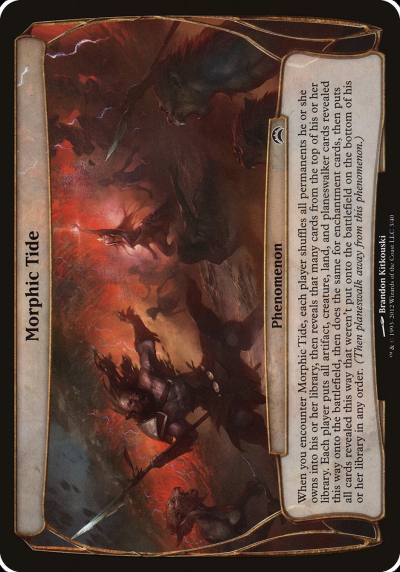 Morphic Tide OPC2-3 Planechase 2012 Planes Magic card