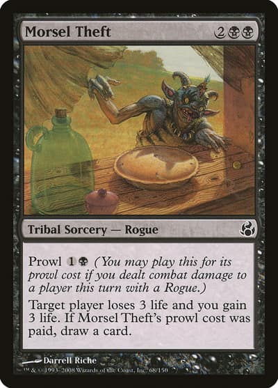 Morsel Theft 68 Morningtide Magic card