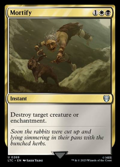 Mortify LTC-269 Tales of Middle-earth Commander Magic card