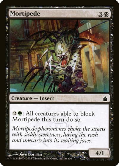 Mortipede 96 Ravnica: City of Guilds Magic card
