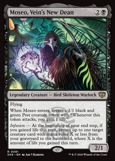 Moseo, Vein's New Dean SOS-91 Secrets of Strixhaven Magic card