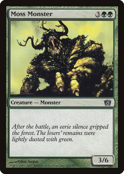 Moss Monster 8ED-267STAR Eighth Edition Magic card