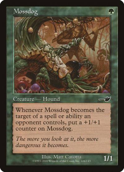 Mossdog 106 Nemesis Magic card