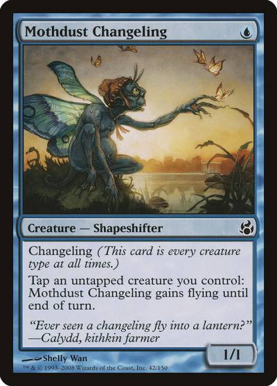 Mothdust Changeling MOR-42 Morningtide Magic card