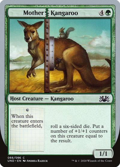 Mother Kangaroo UND-66 Unsanctioned Magic card