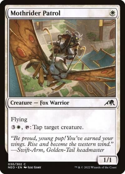 Mothrider Patrol 30 Kamigawa: Neon Dynasty Magic card