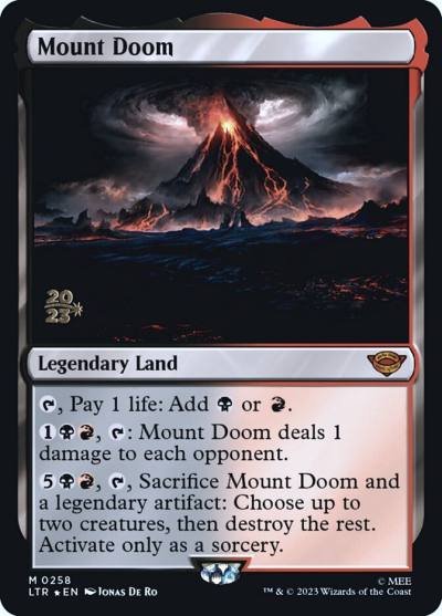 Mount Doom PLTR-258S Tales of Middle-earth Promos Magic card
