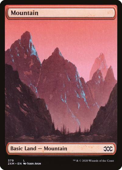Mountain 2XM-379 Double Masters Magic card