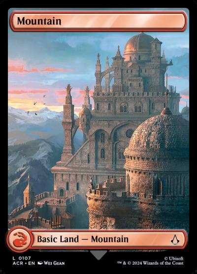Mountain ACR-107 Assassin's Creed Magic card