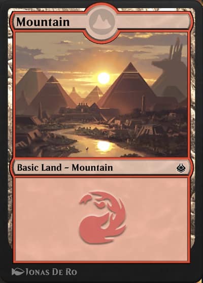 Mountain AKR-312 Amonkhet Remastered Magic card
