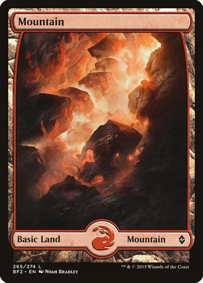 Mountain BFZ-265 Battle for Zendikar Magic card
