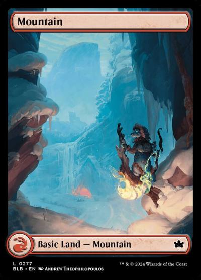 Mountain BLB-277 Bloomburrow Magic card