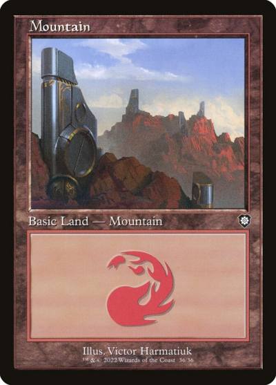 Mountain BRC-36 The Brothers' War Commander Magic card